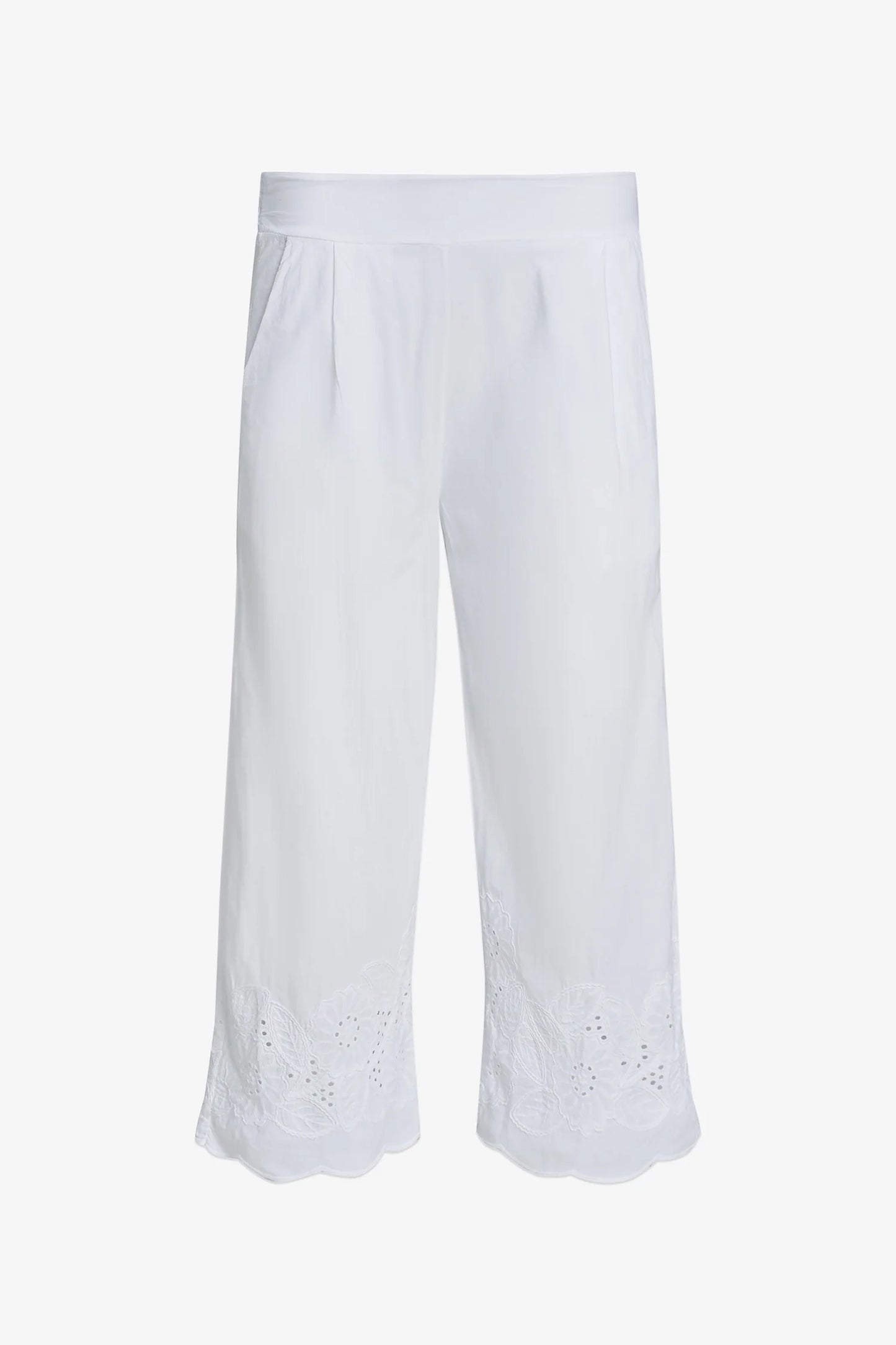 Woven Capri - White