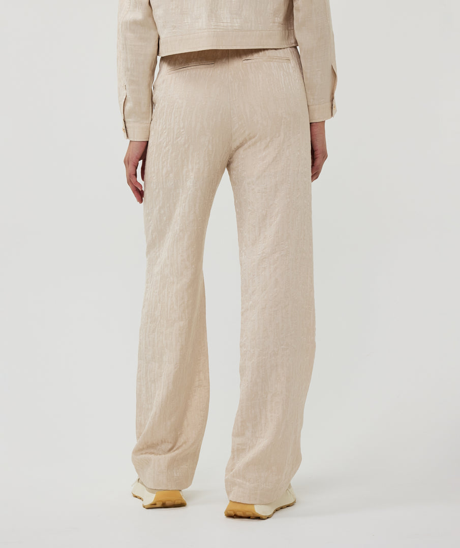 Wide Jacquard Trousers