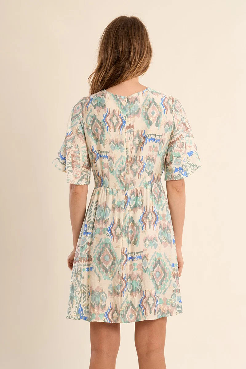 Ethnic Patterned Dress