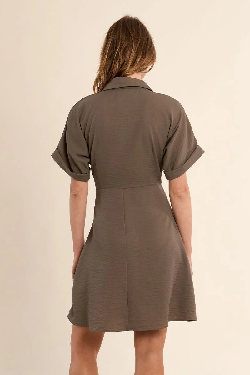 Knotted Waist Dress