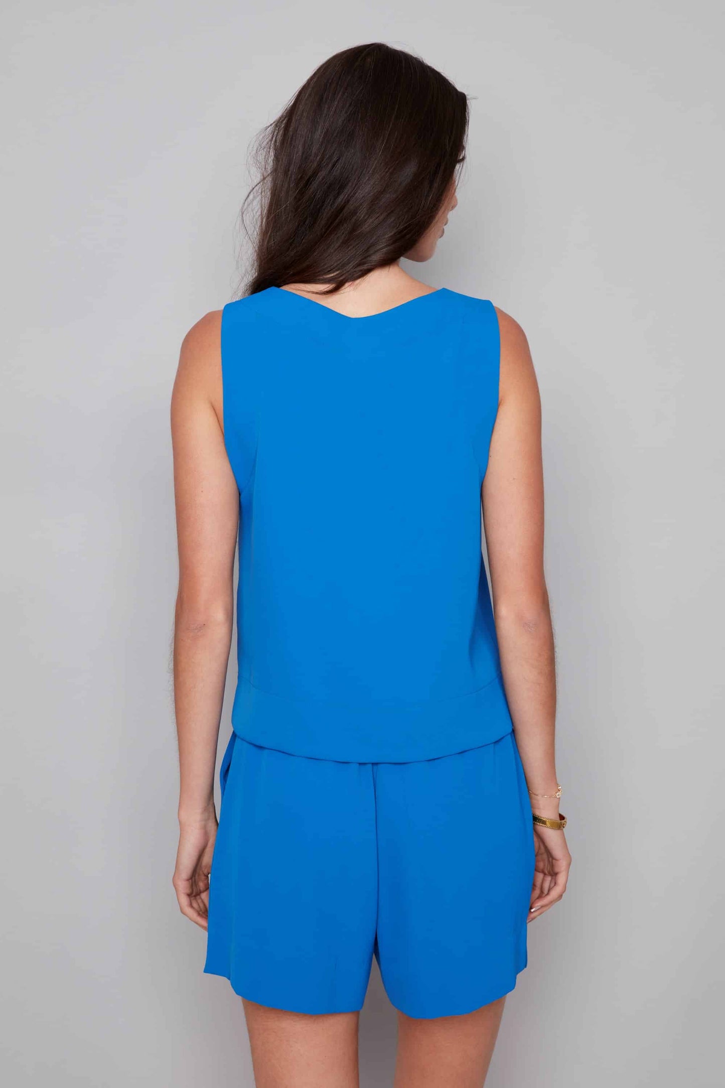 Gianna Vegan Silk Tank- Breeze