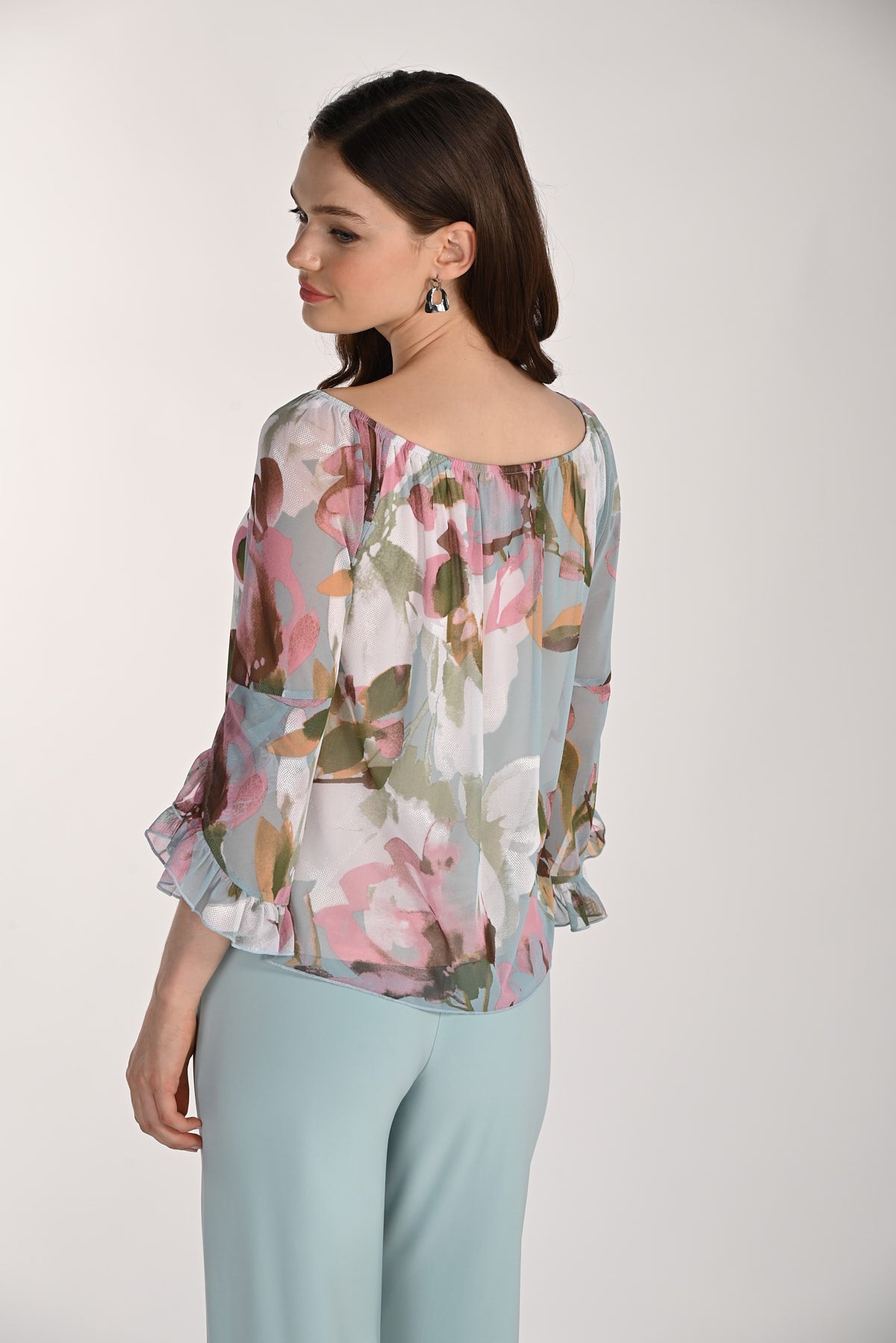 Knit Top Seafoam/Pink 261361