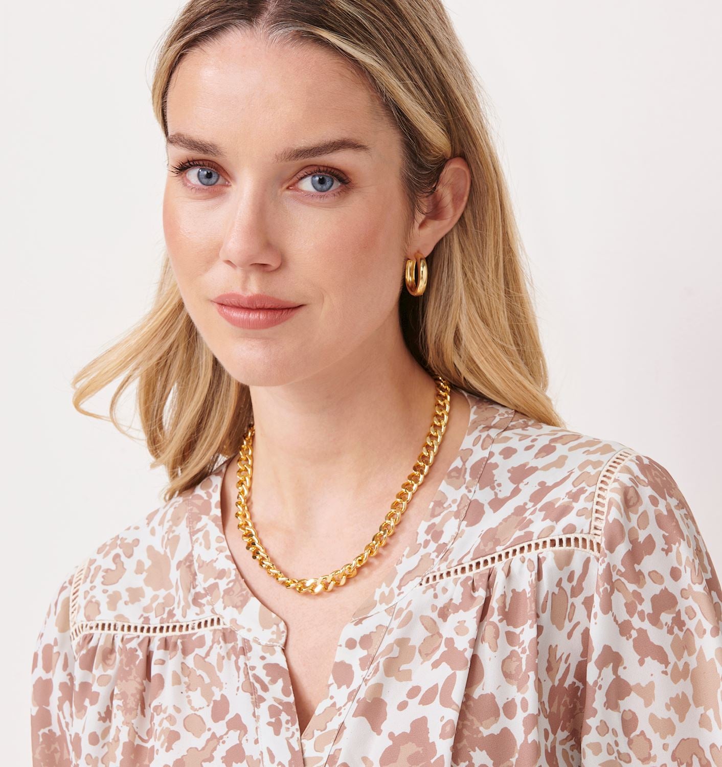 Hinged Chunky Hoop Earrings
