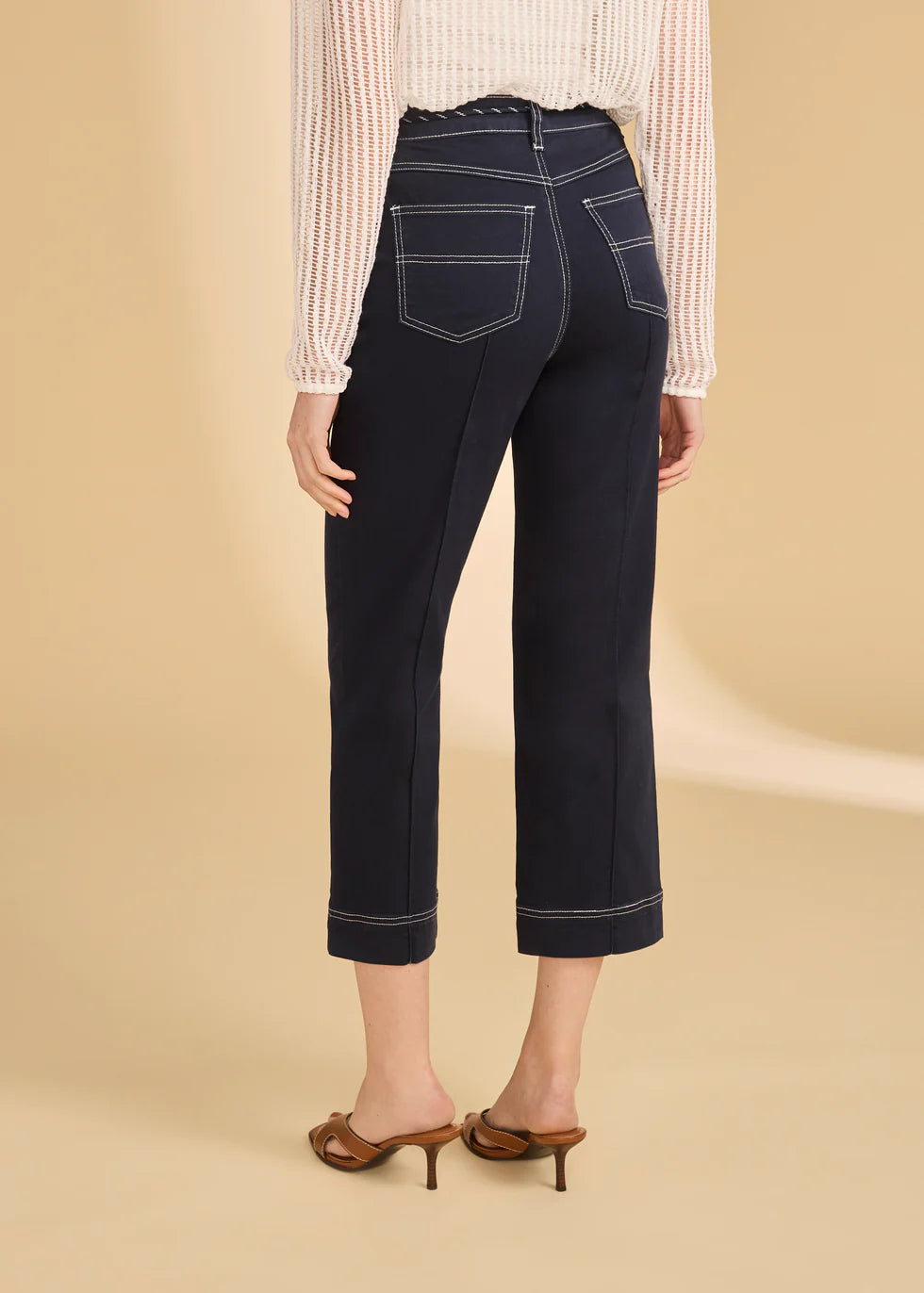 Suzanne Straight Crop Denim