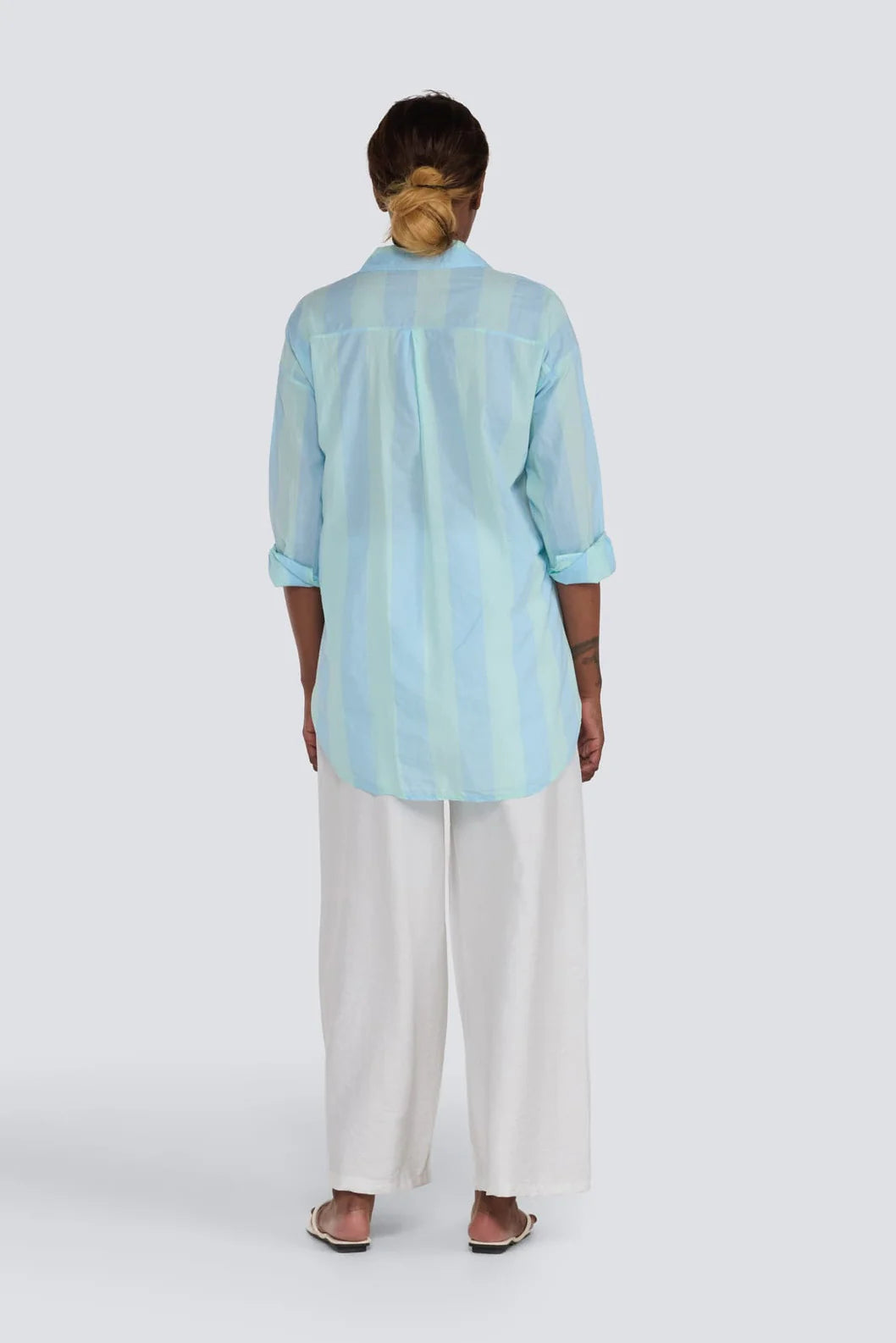 Aqua Stripe Shirt