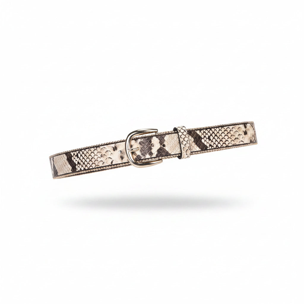 Snake Gold Detail Belt