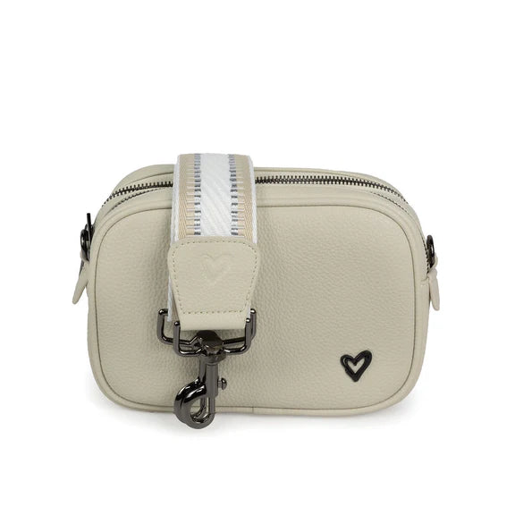 Durham Vegan Leather Crossbody Cream