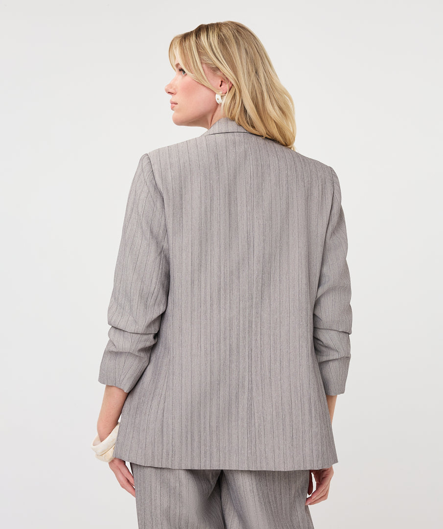 Blazer 3/4 Sleeve Herringbone