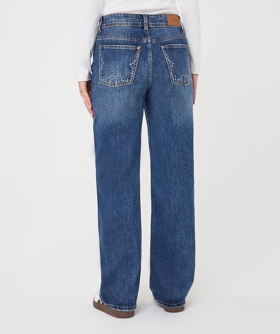 Dark Denim with Gemstones
