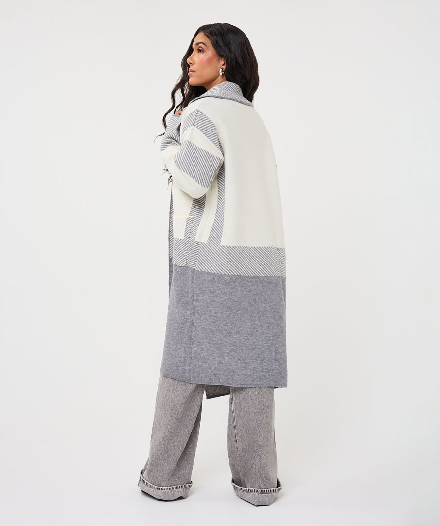 Cardigan Stripes - Grey