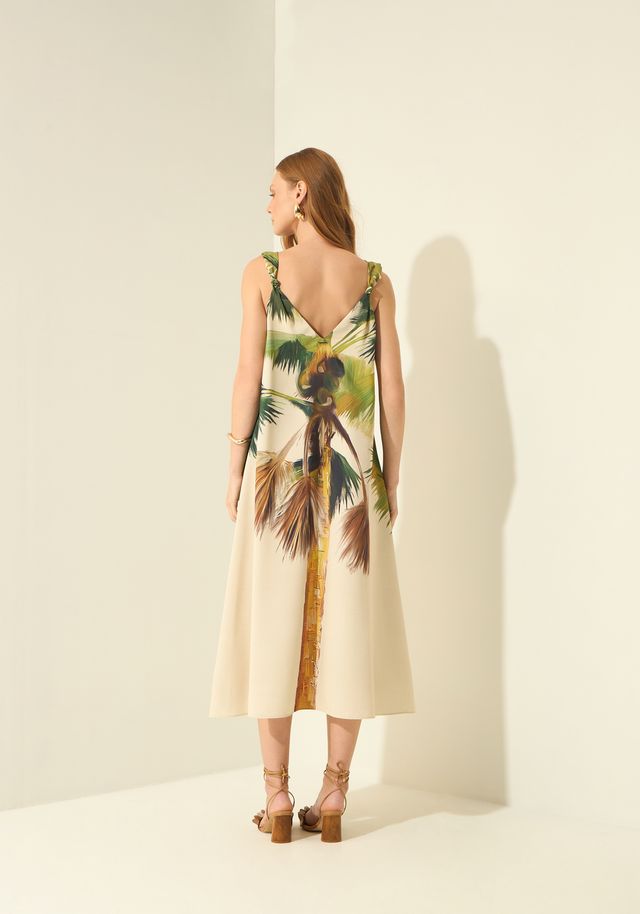 Marocain Palm Dress