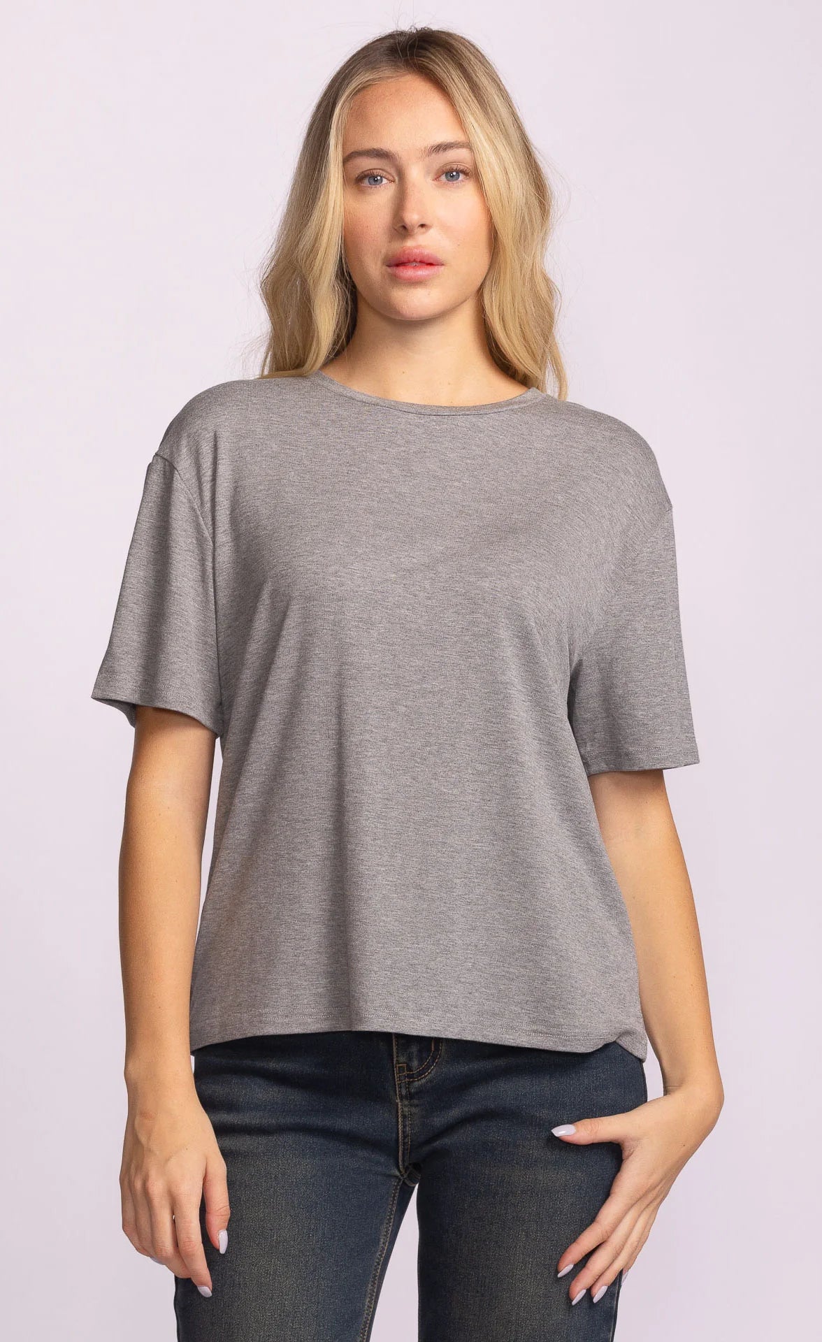 The Camilla Top - Grey
