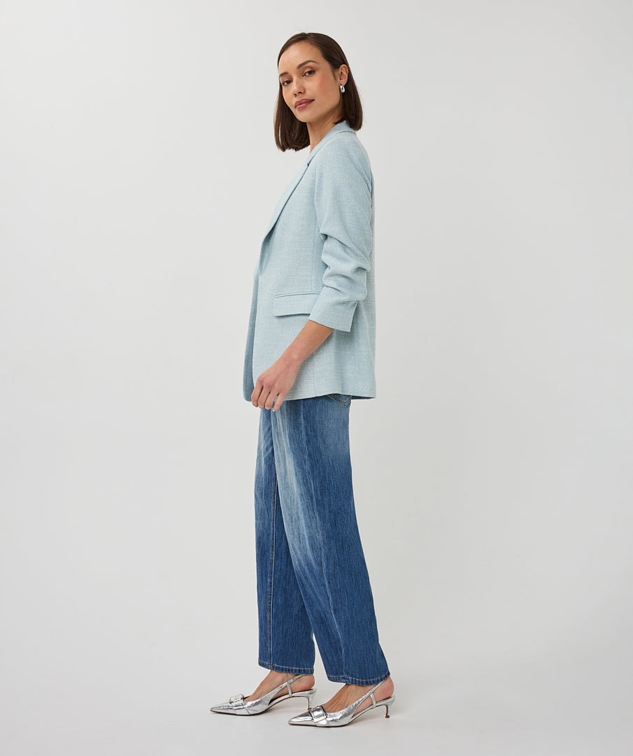 Blazer Linen Look
