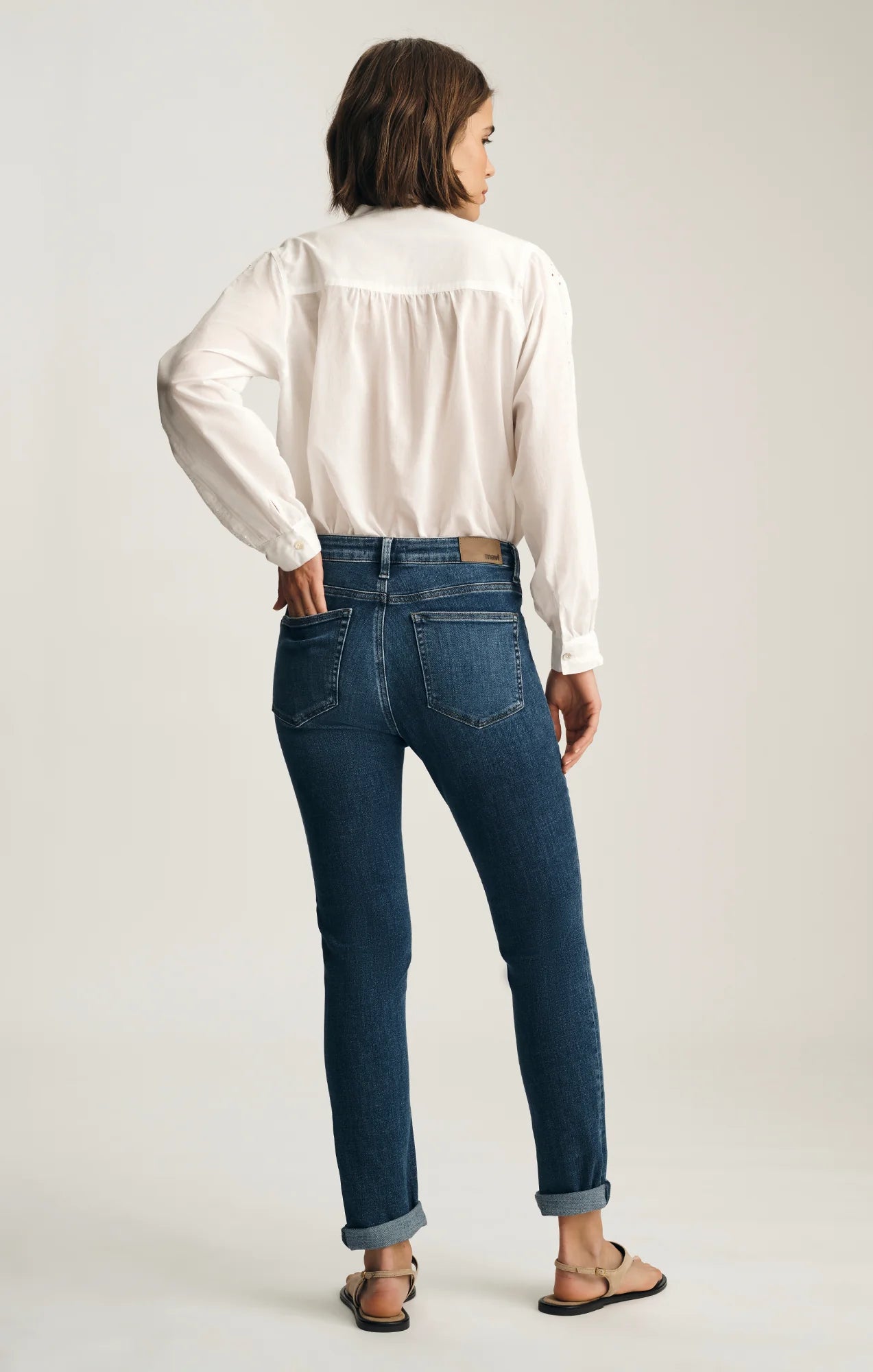 Kathleen Dark Brushed Jeans