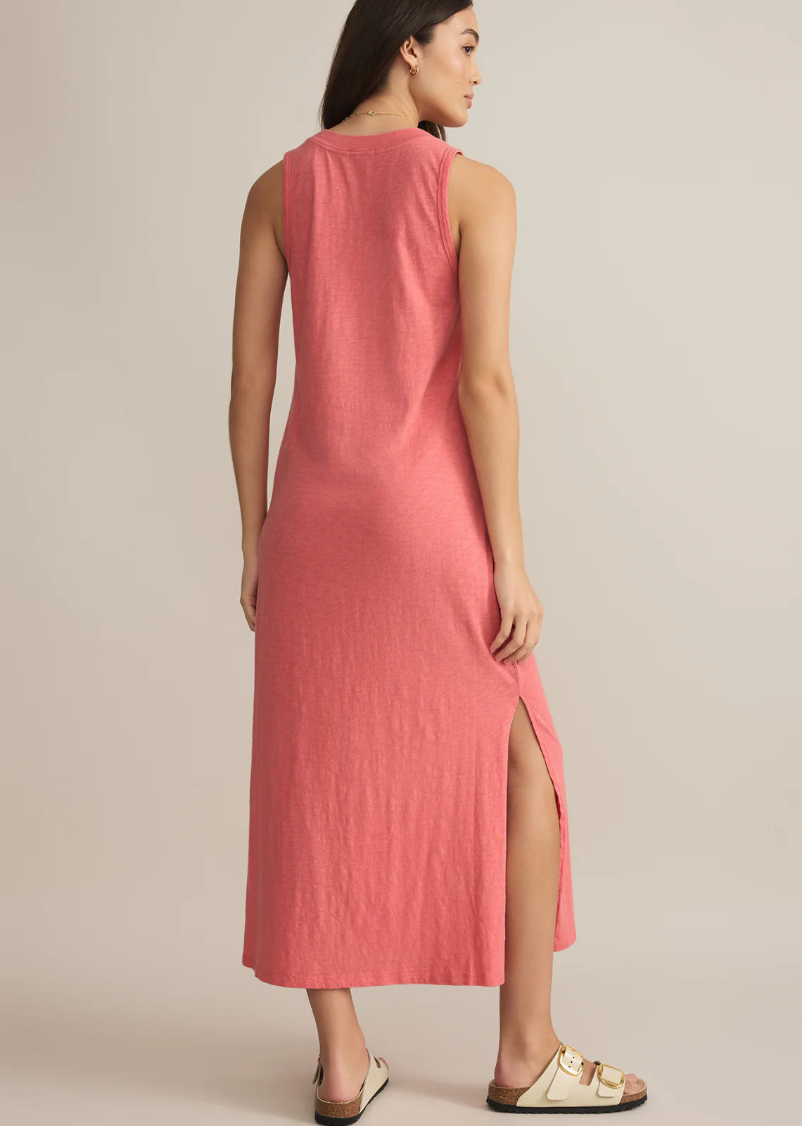 Palisades Midi Dress- Sunset Pink