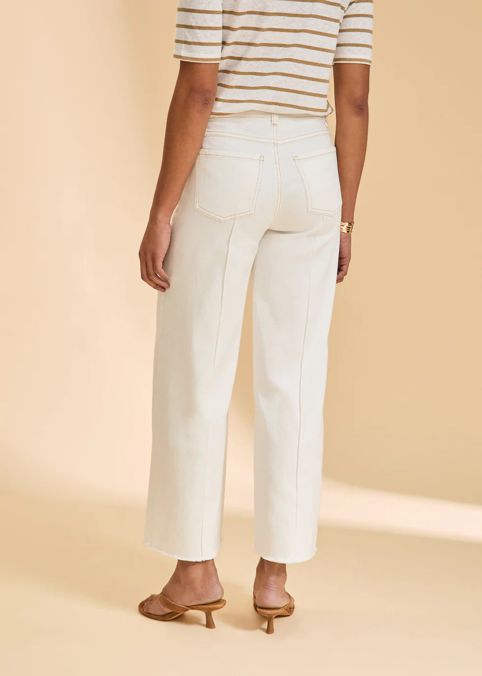 Olivia Wide Ankle - Ivory