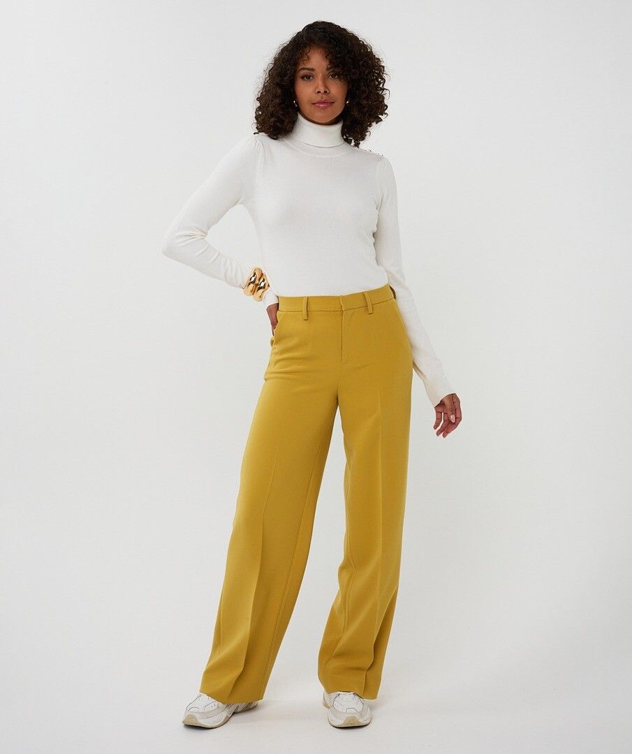 Turtleneck with Shoulder Buttons