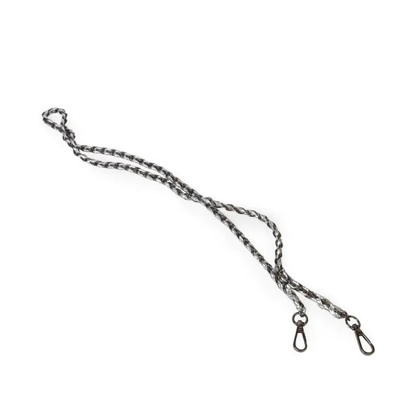 Tiny Woven Tote Silver