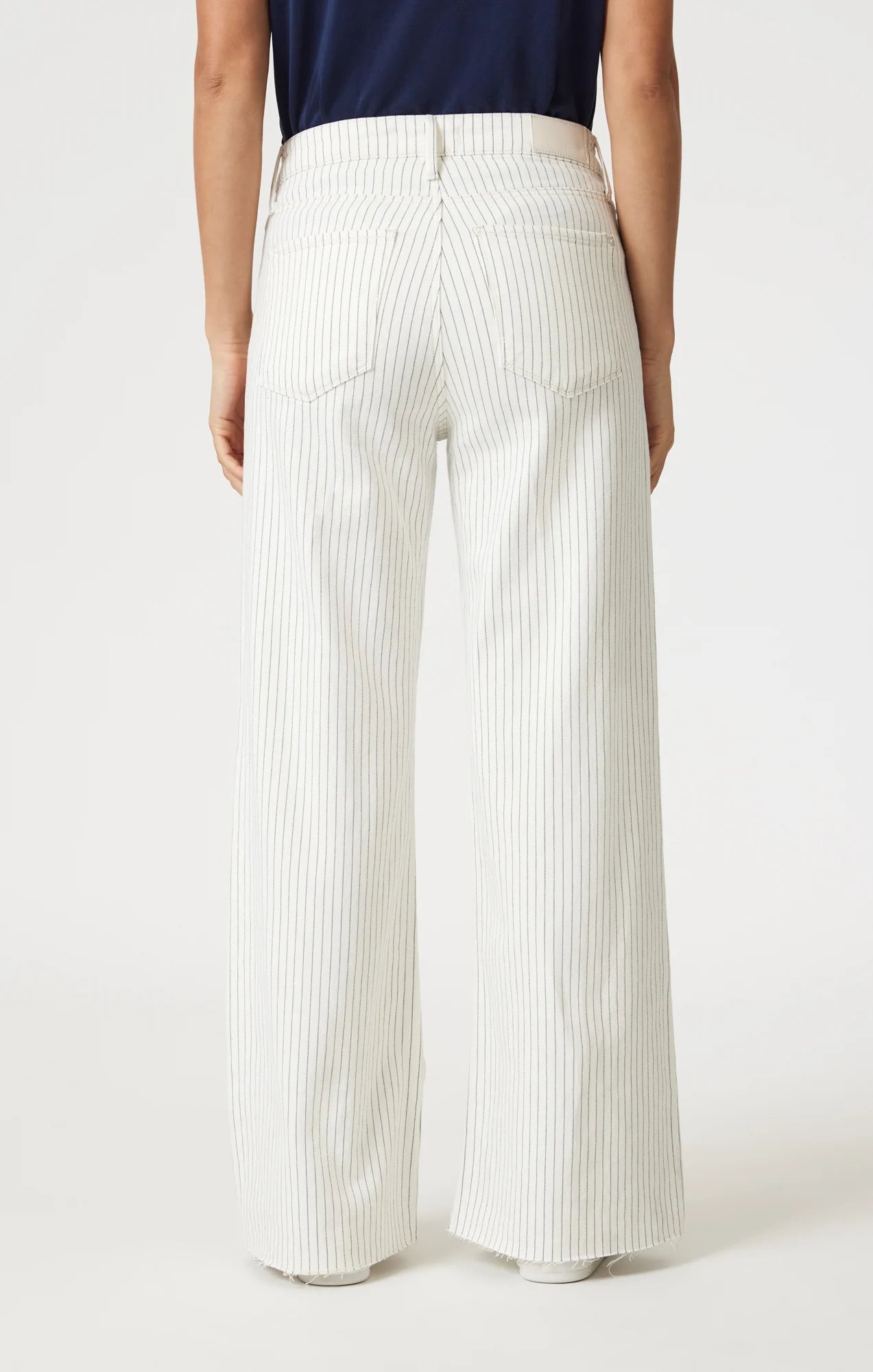 Paloma Stripe Denim Wide Leg