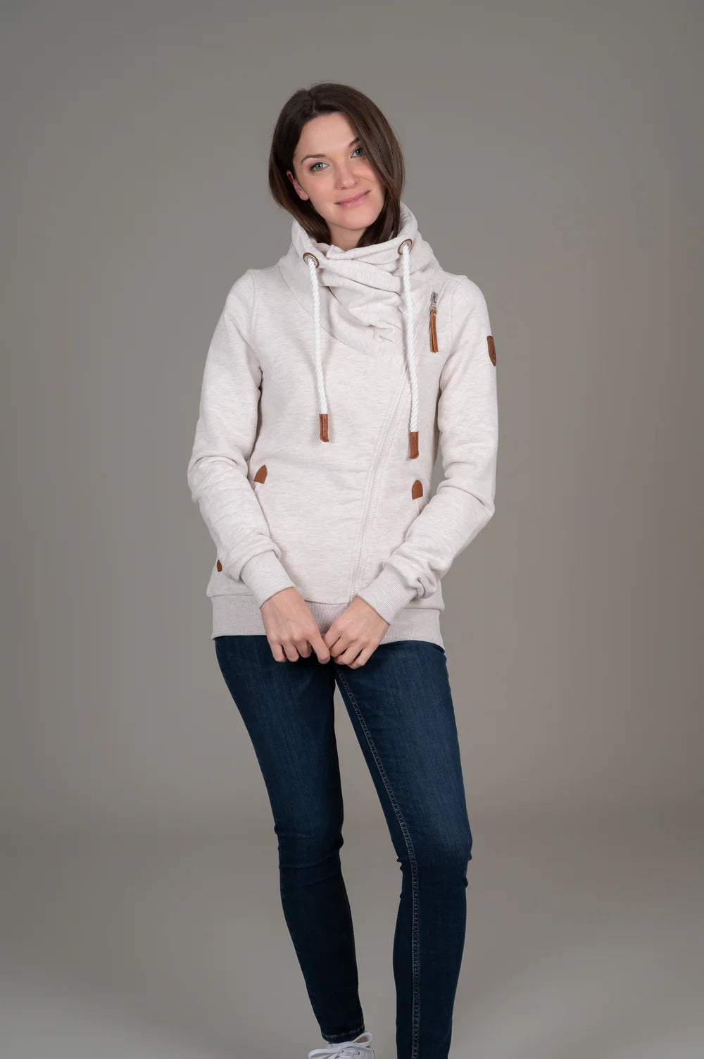 Hestia Sweater- Heather Oatmeal
