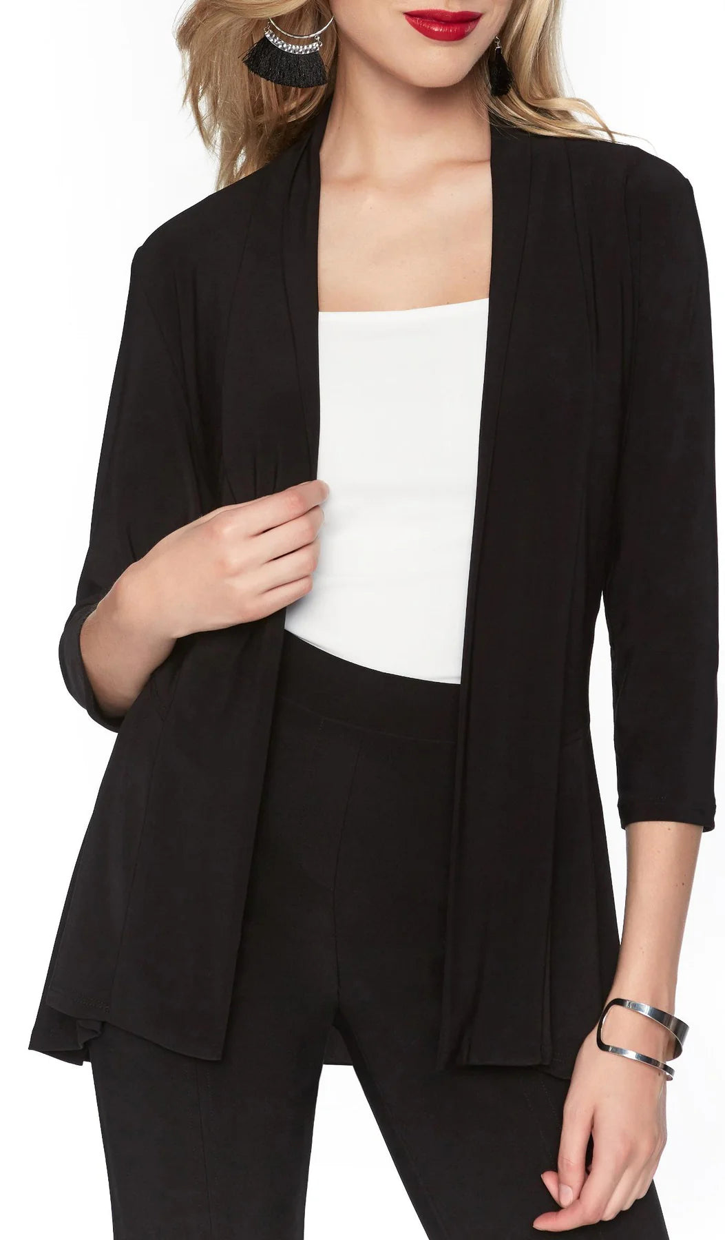 Black Knit Cardigan