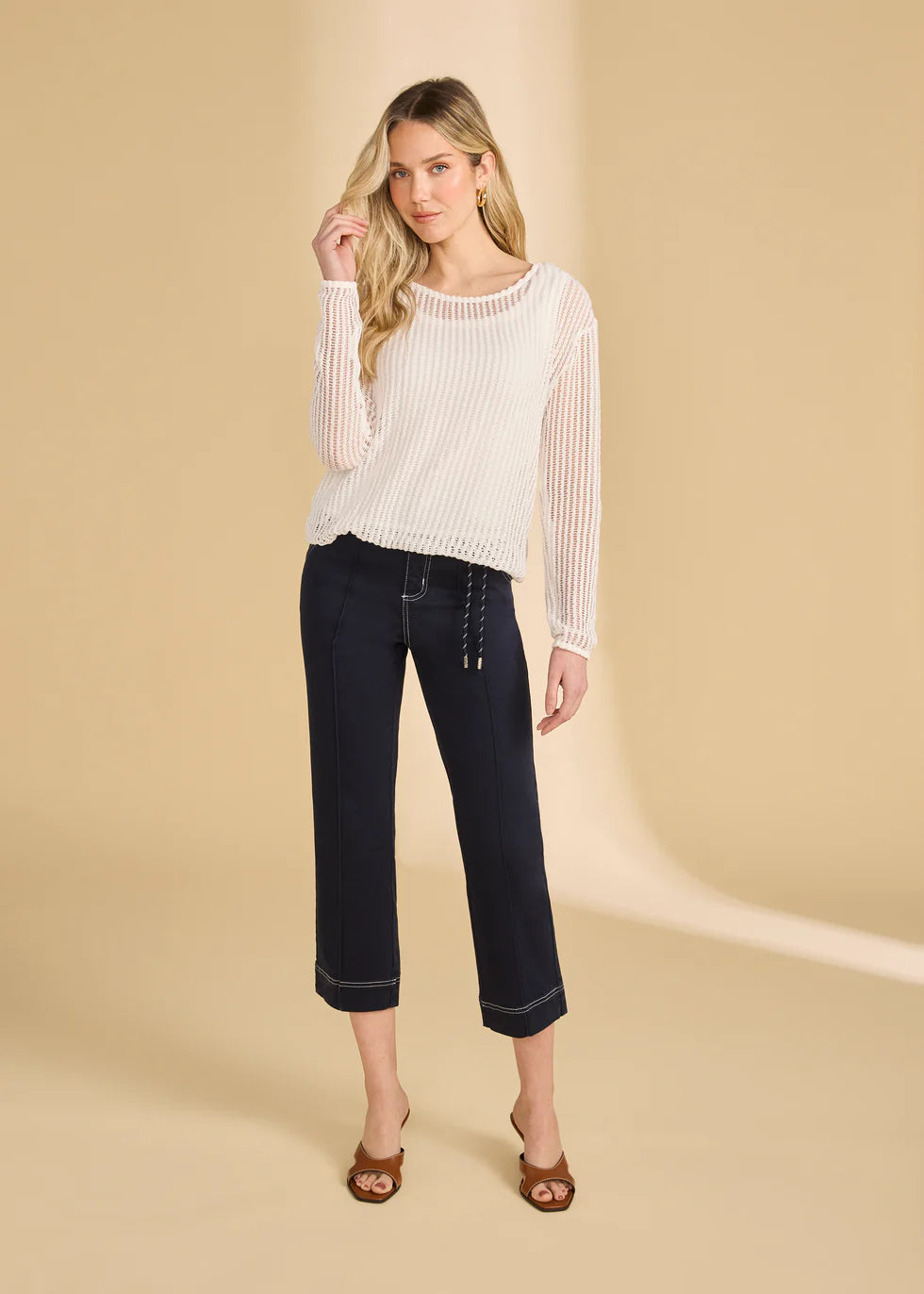 Suzanne Straight Crop Denim