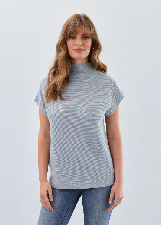 Ottoman Sweater Vest - Grey