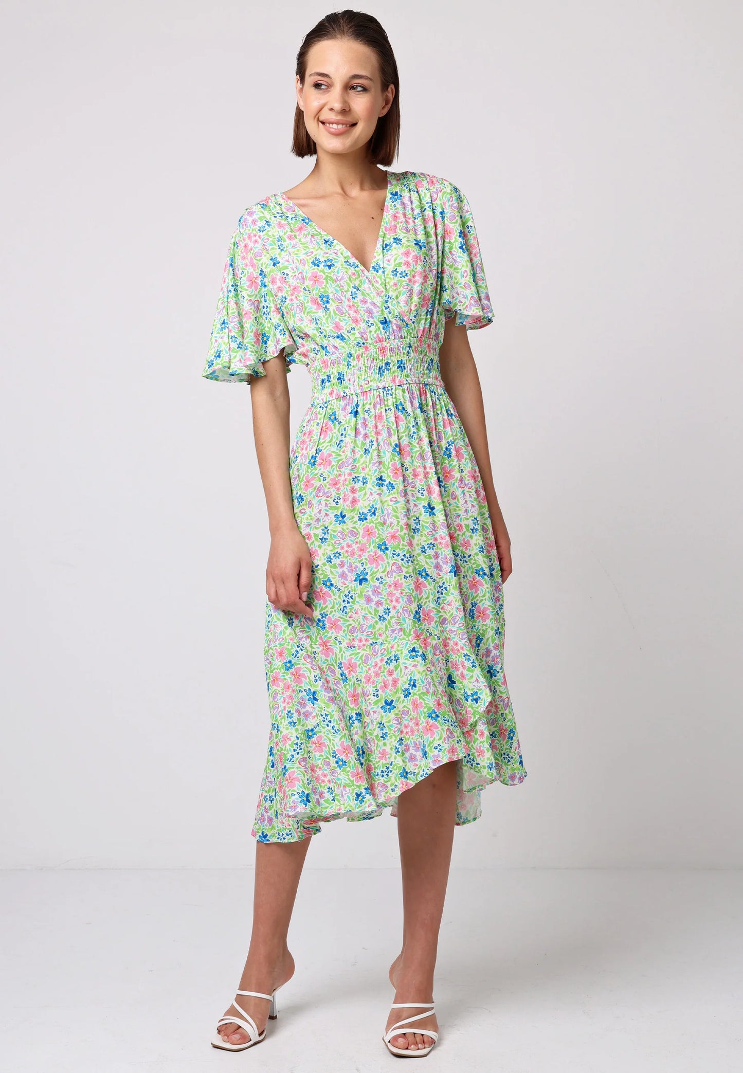 Wrap Midi Dress