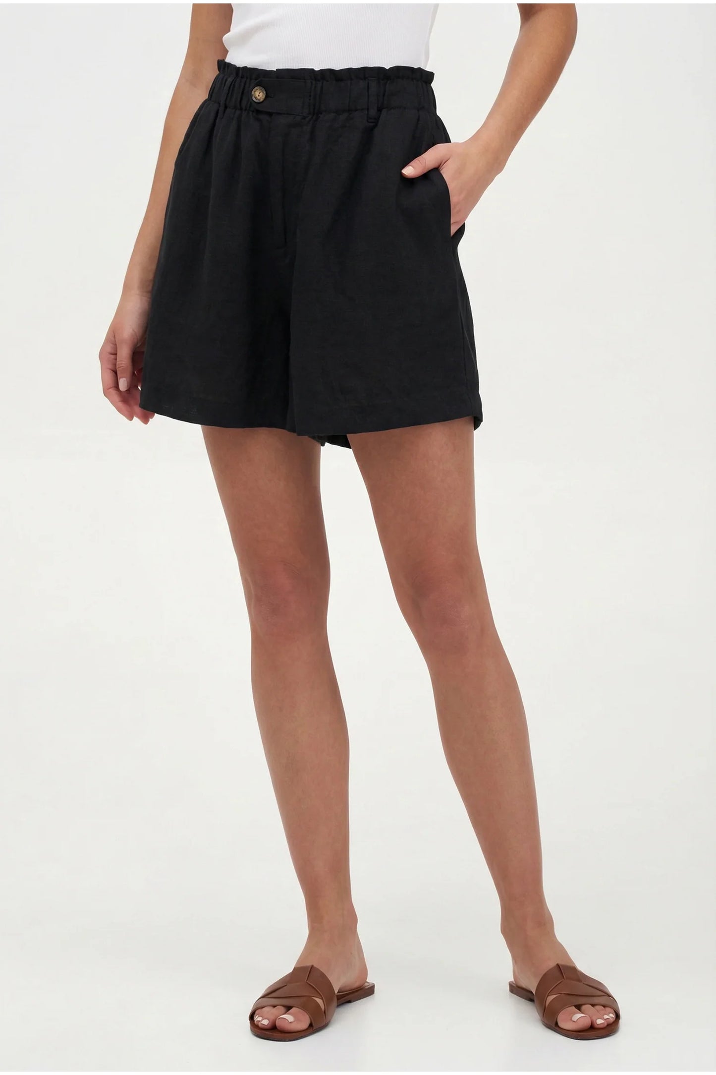 Woven Shorts- Black