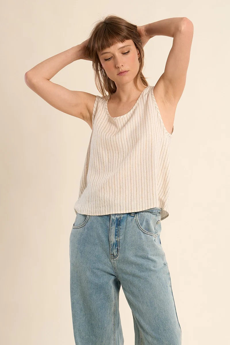 Casual Striped Cami