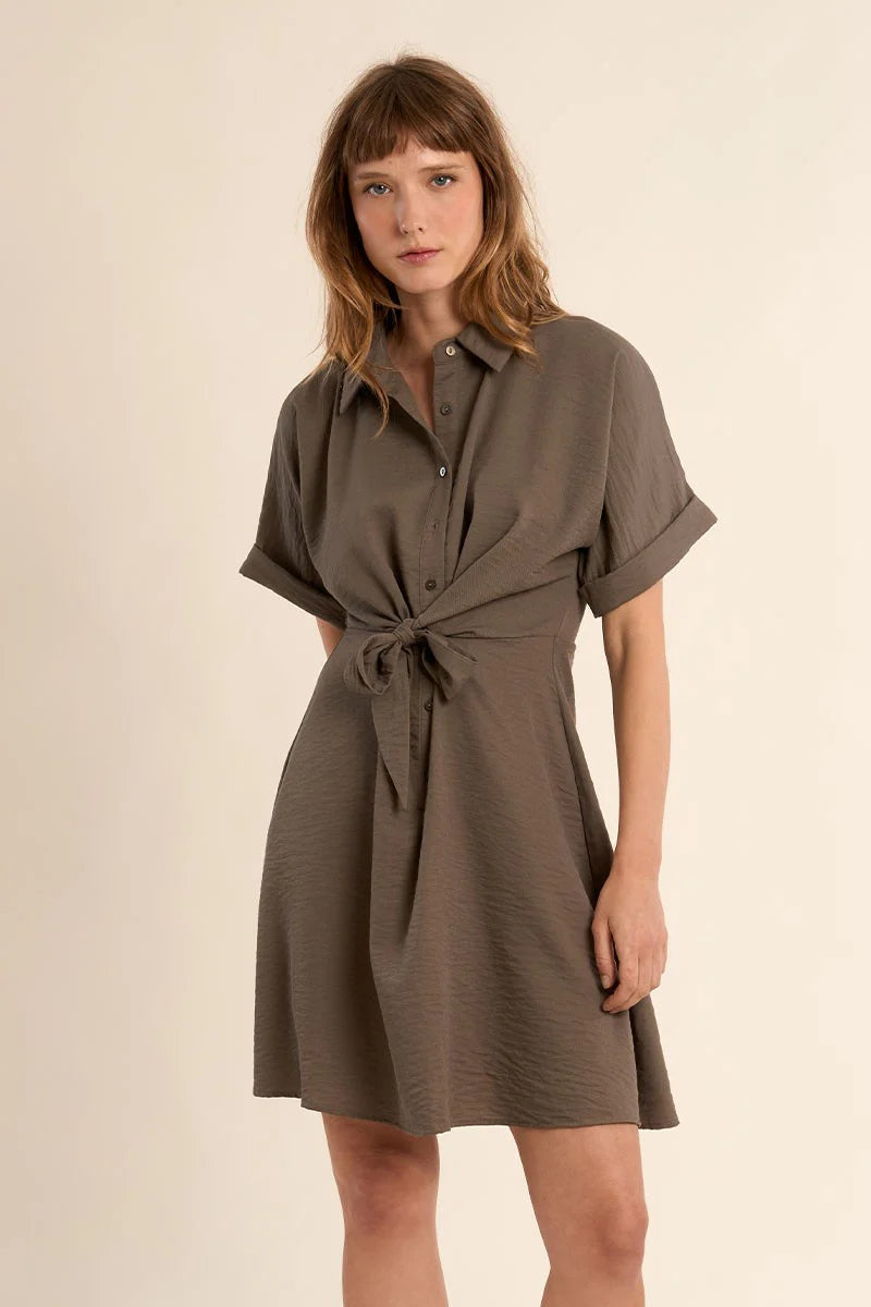 Knotted Waist Dress