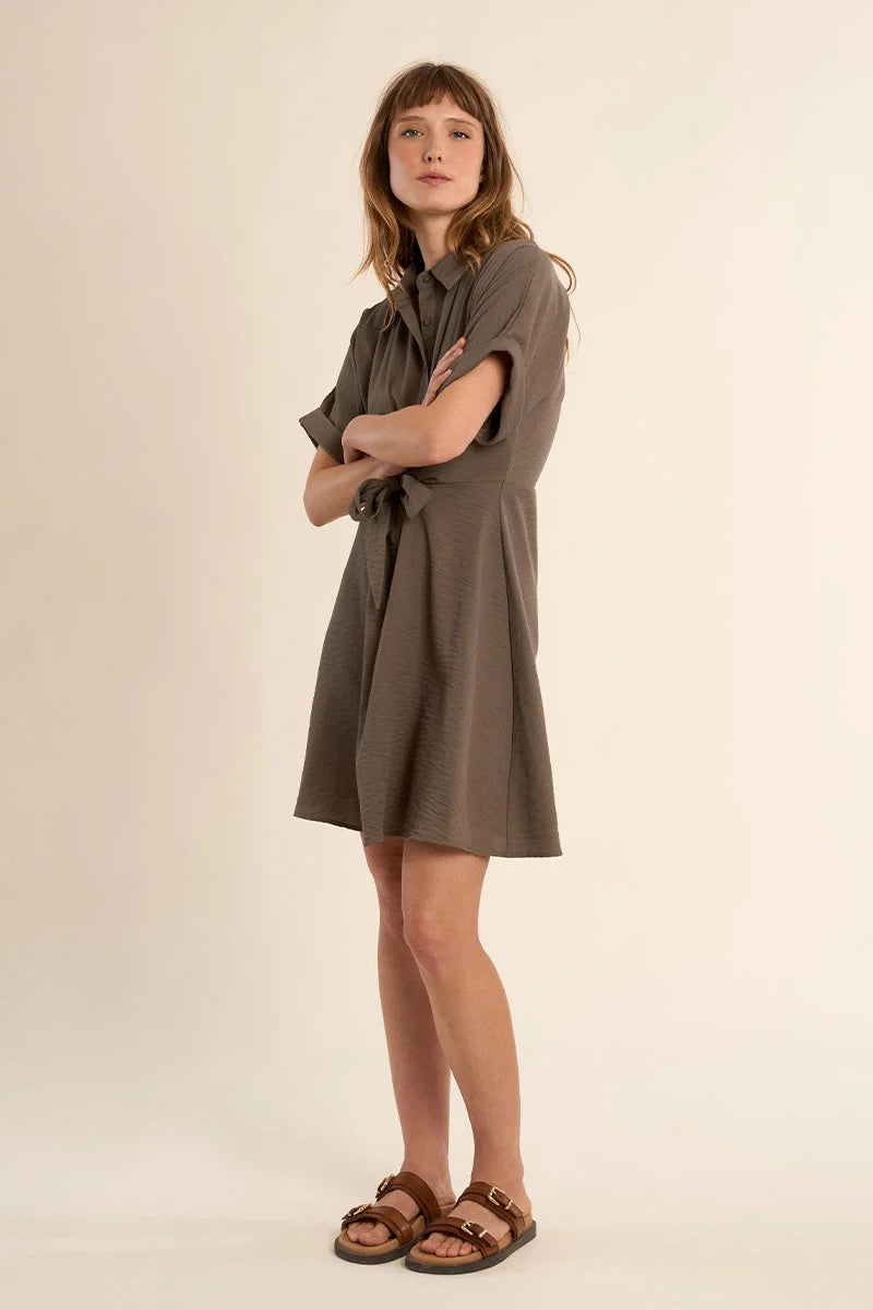 Knotted Waist Dress