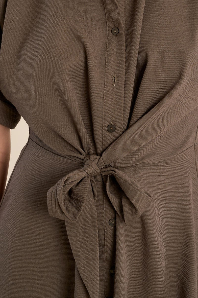 Knotted Waist Dress