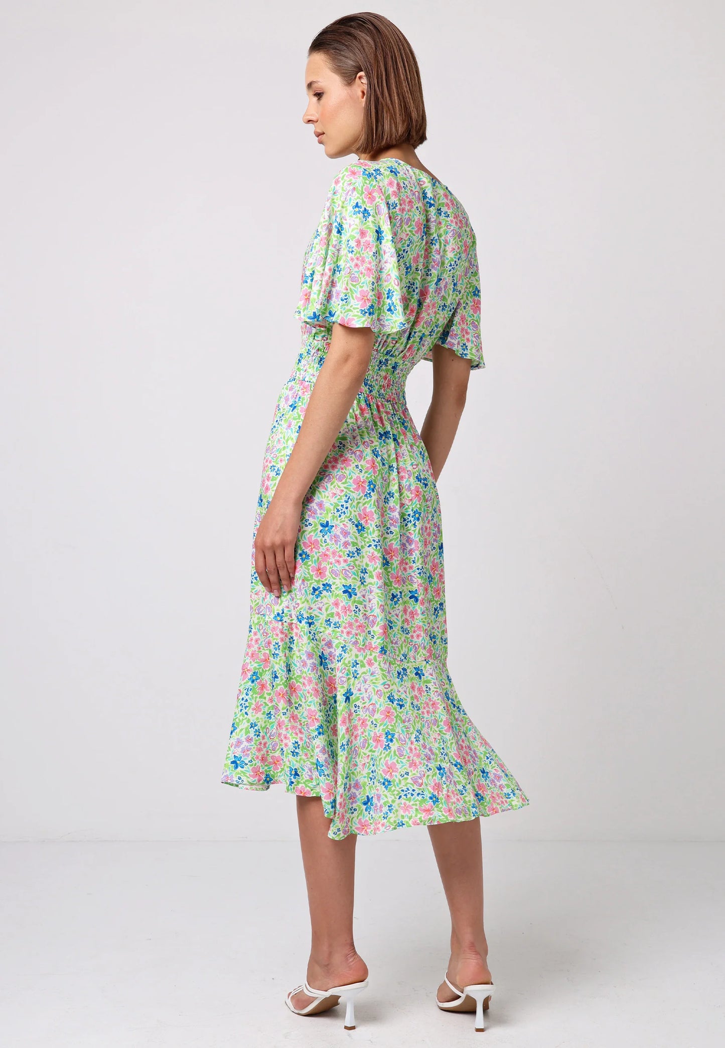 Wrap Midi Dress