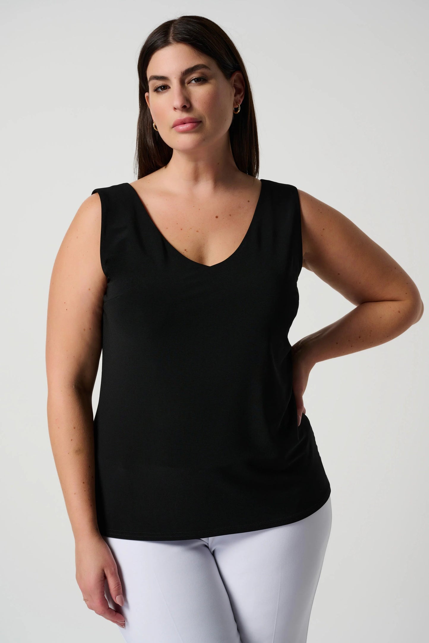 JR Solid VNeck Cami
