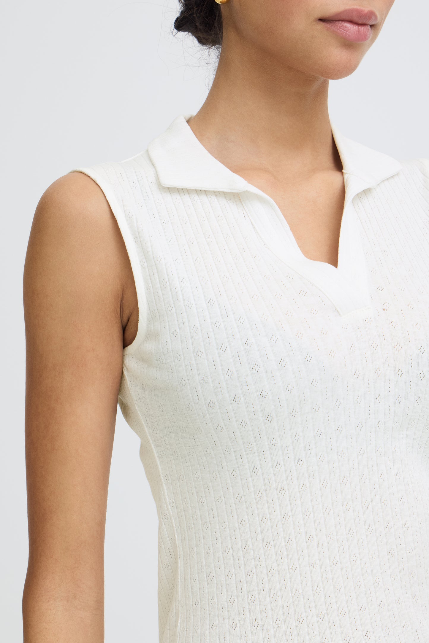 Saimi Polo Top
