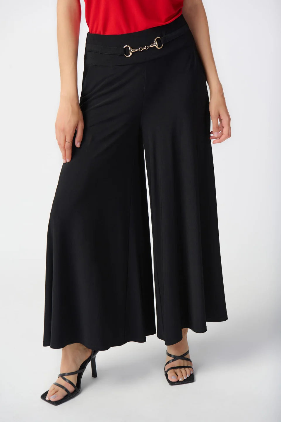 Silky Knit Culotte Pants
