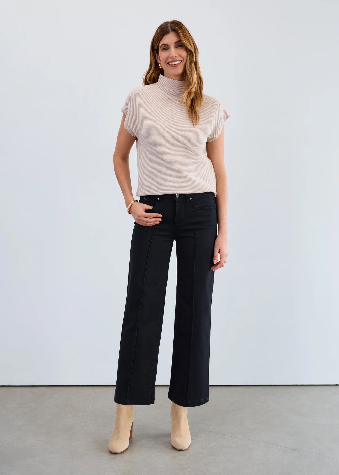 Olivia Wide Ankle - Black