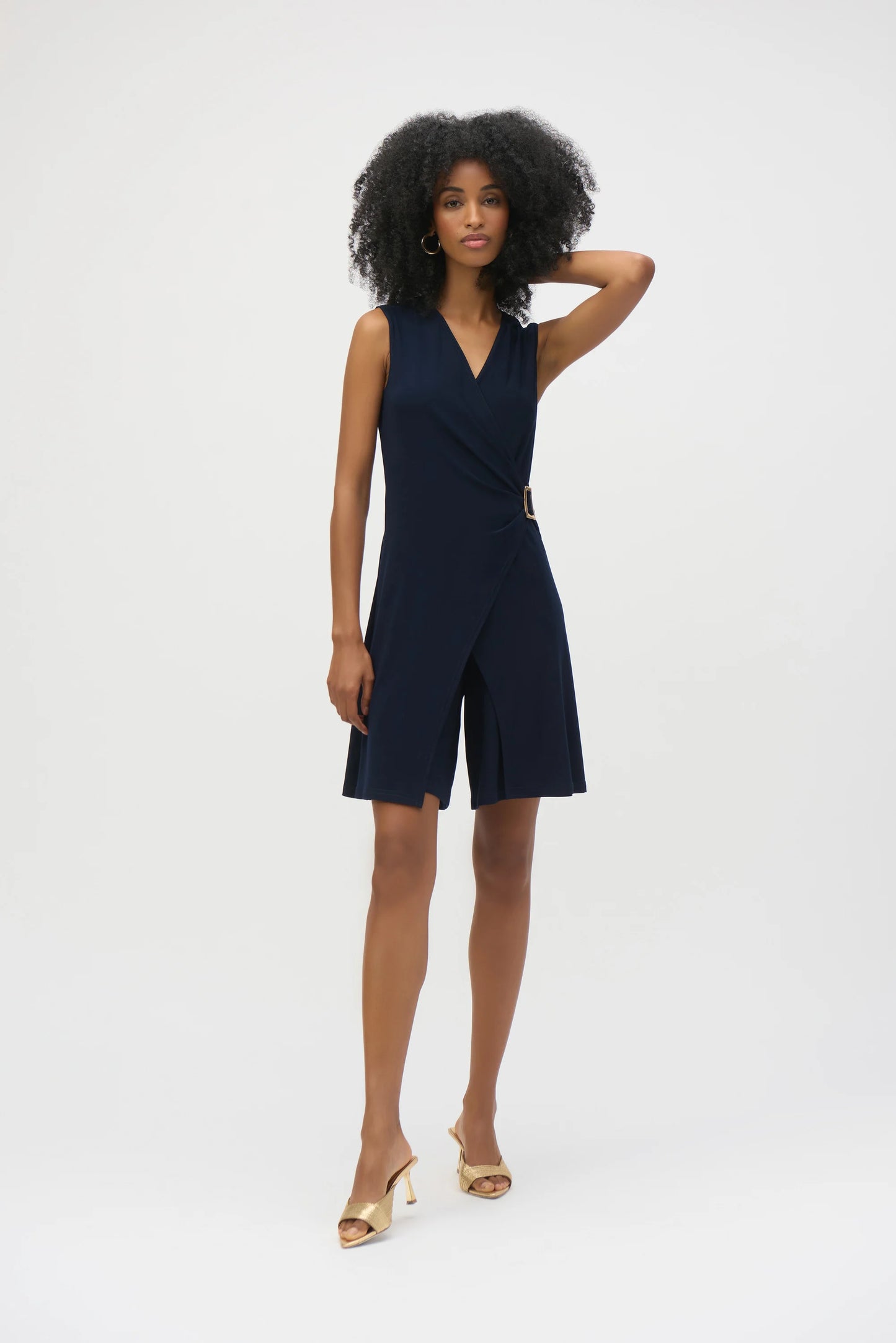 Silky Knit Wide-Leg Jumpsuit