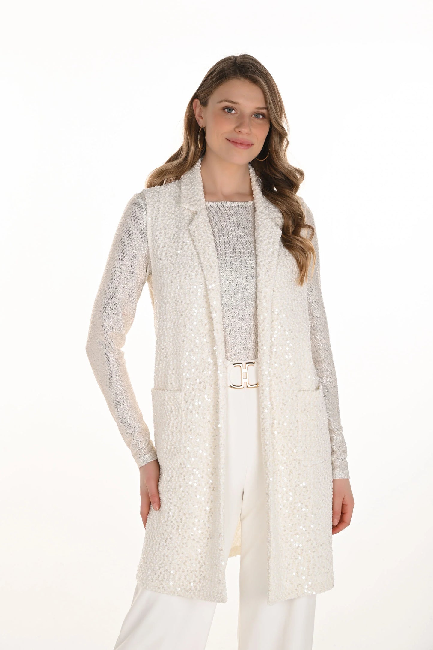 Winter White Vest