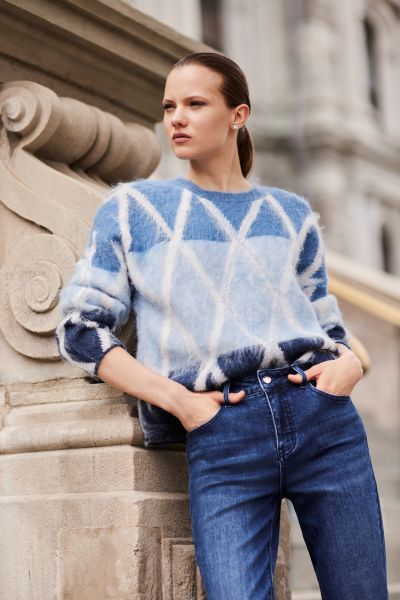 Geometric Knit Sweater