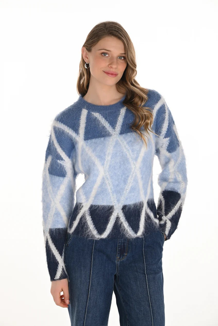 Geometric Knit Sweater