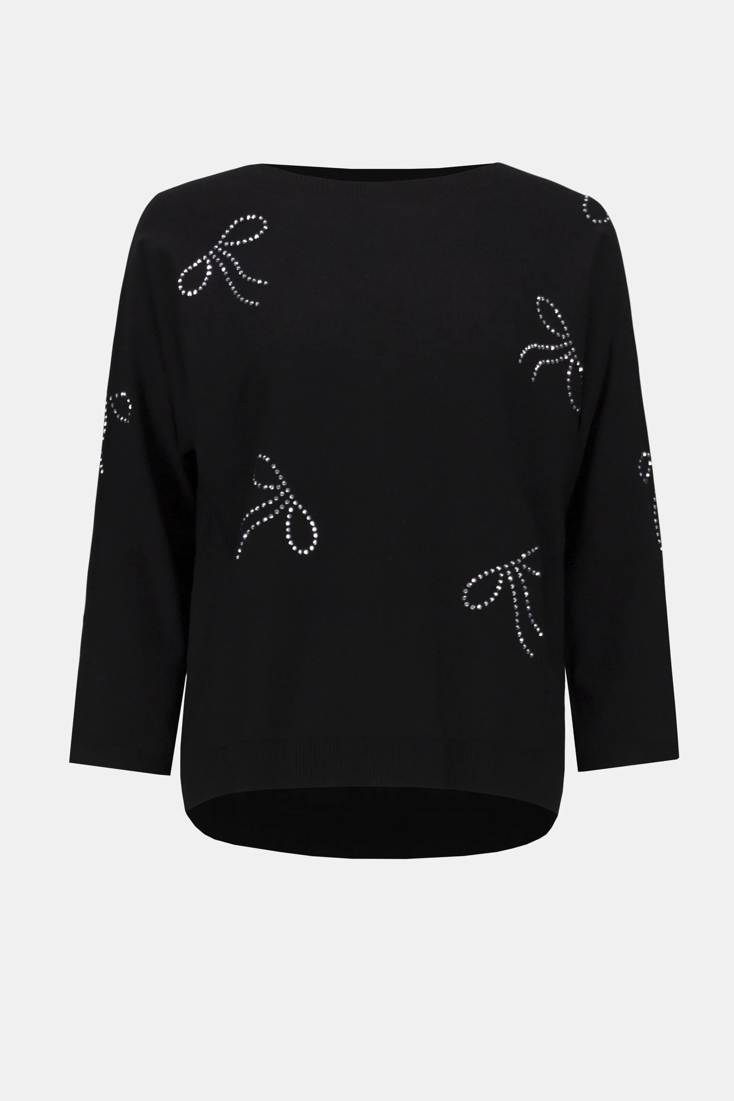 Knit Pullover with Bow Detail