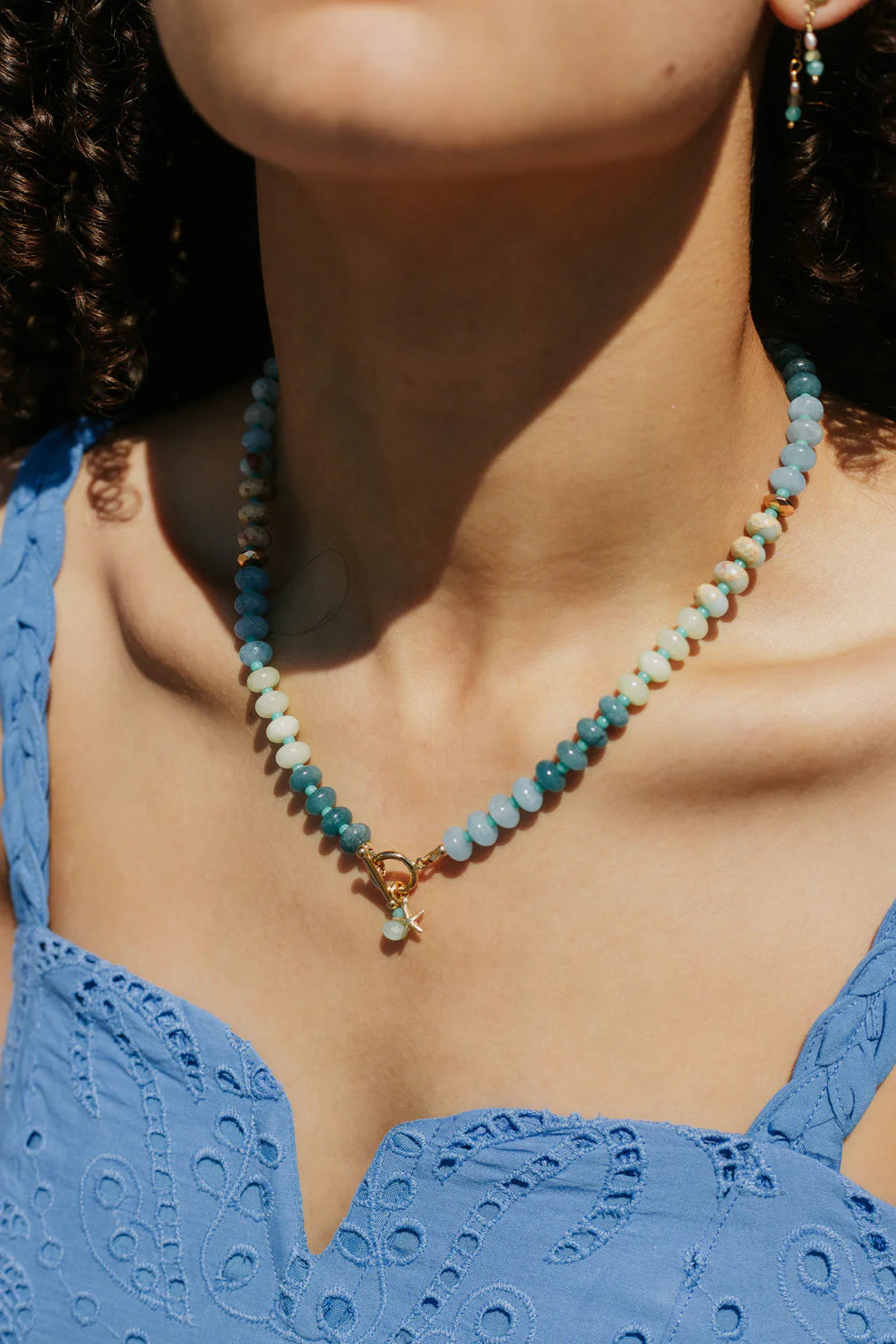 Jade Coastal Charm Necklace