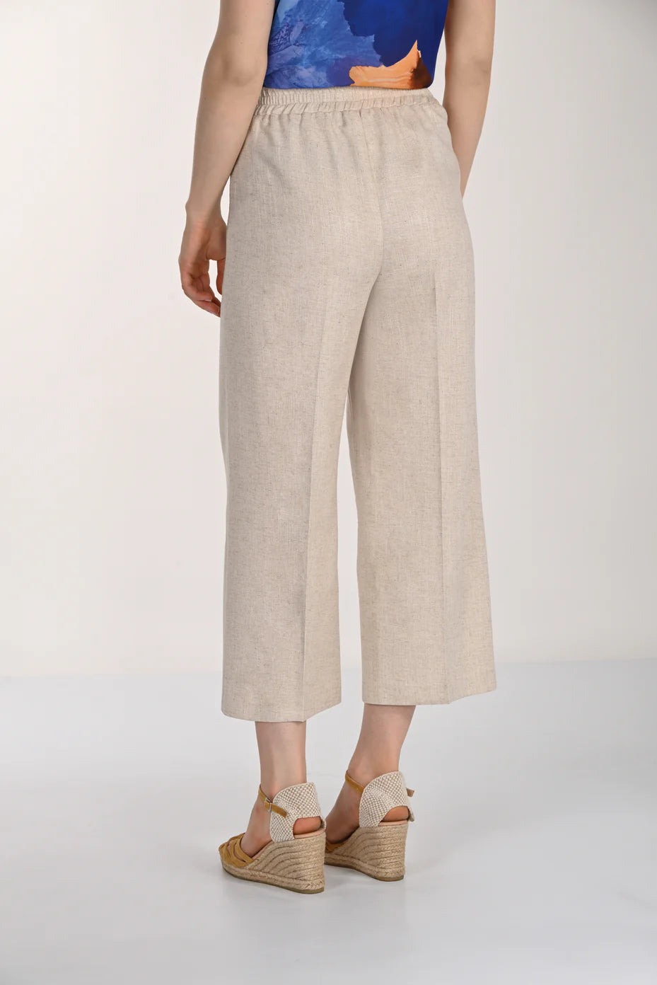 Linen Blend Pant 261315