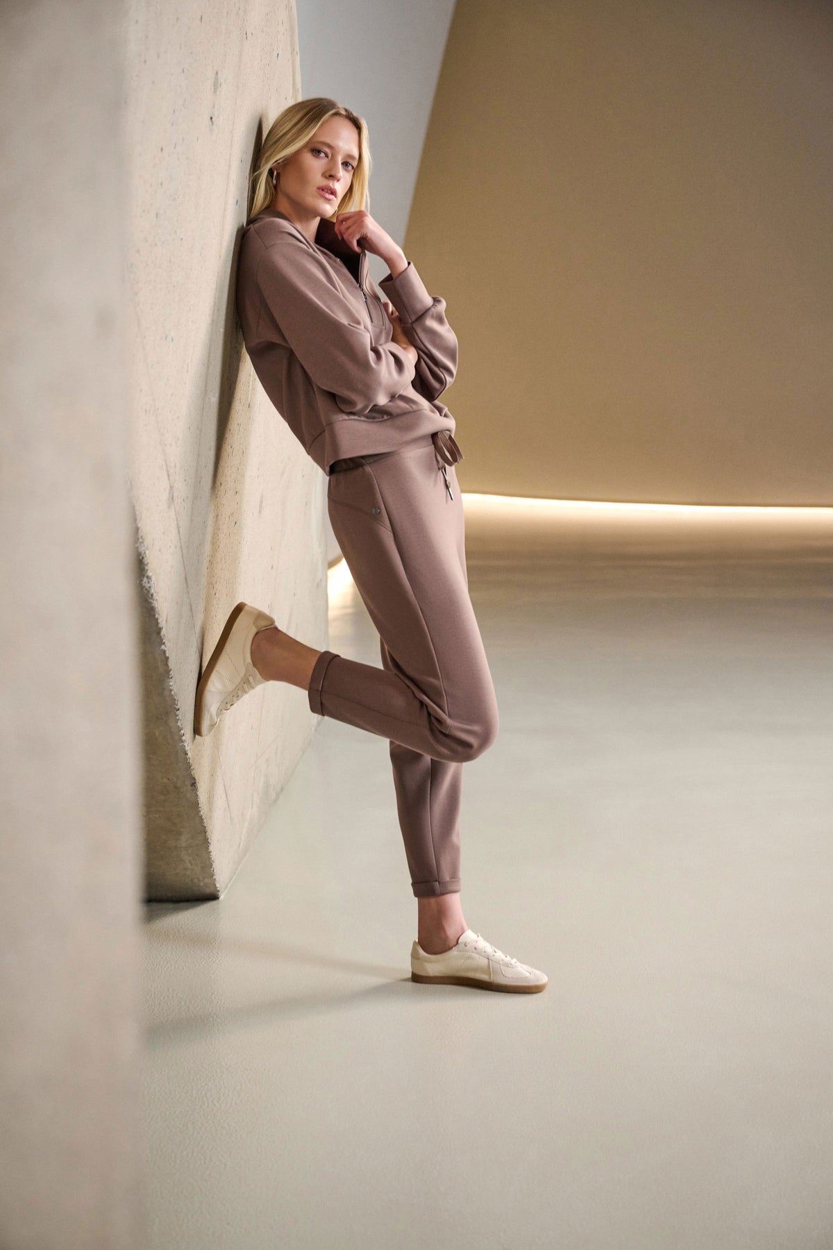 Scuba Jersey Pull-On Jogger Pants