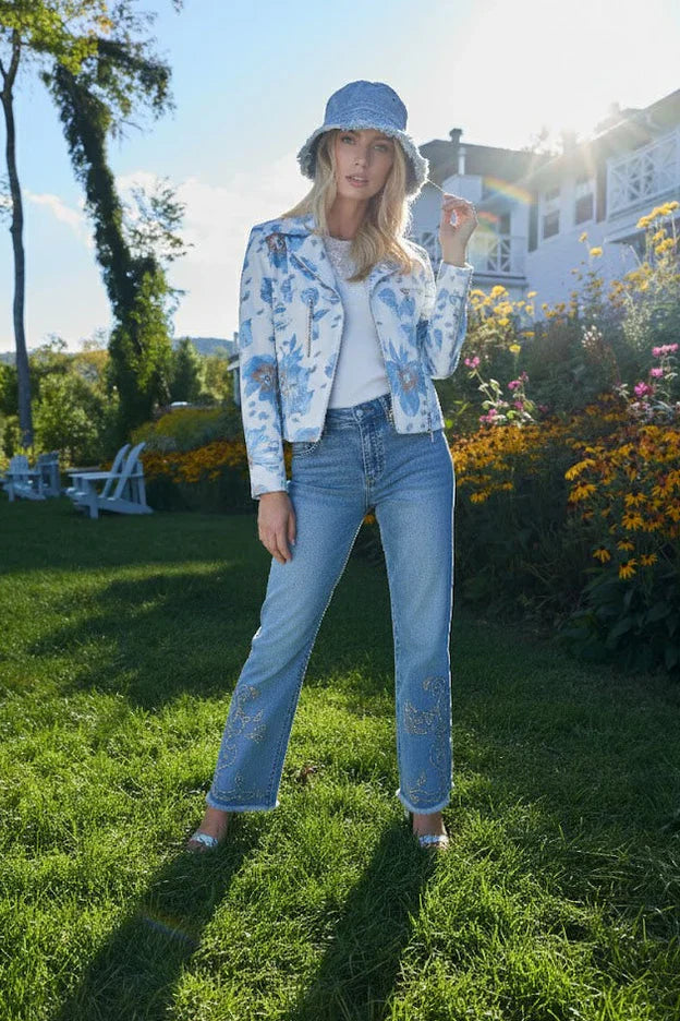 Ivory Blue Jacket 261618