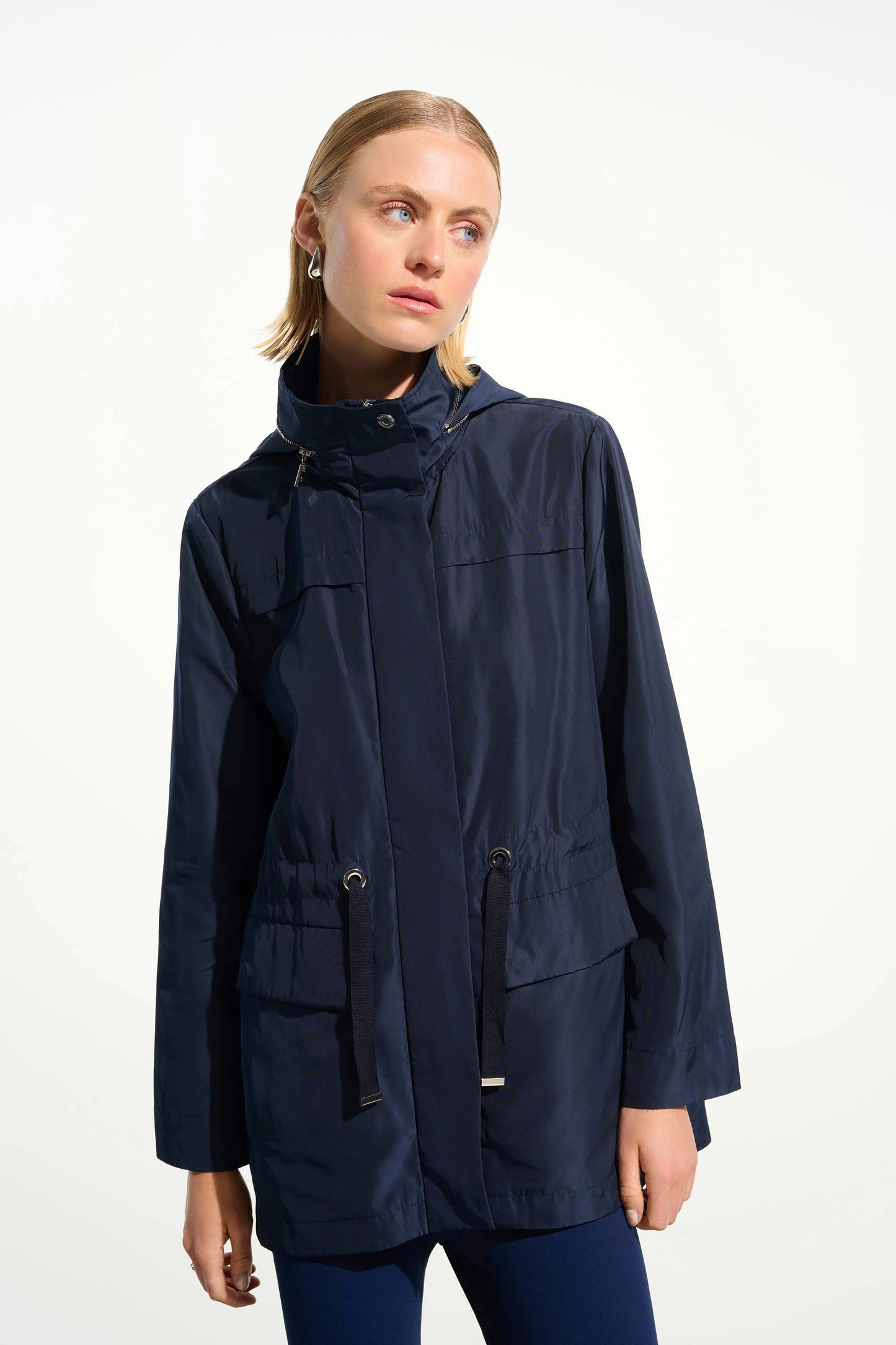 Imitation Memory Anorak With Hidden Hood