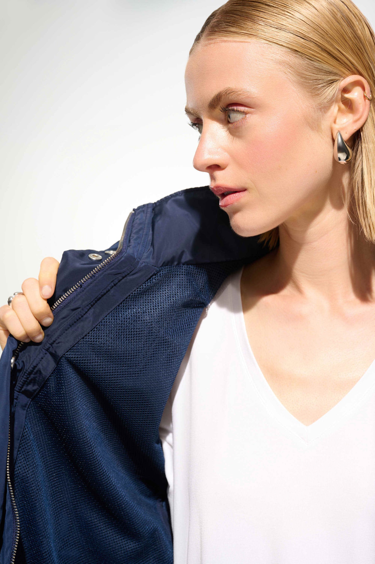 Imitation Memory Anorak With Hidden Hood