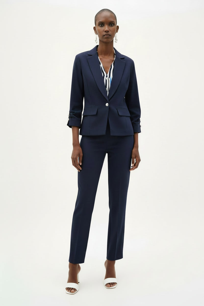 Millennium Pull-On Cropped Pants With Patch Pockets